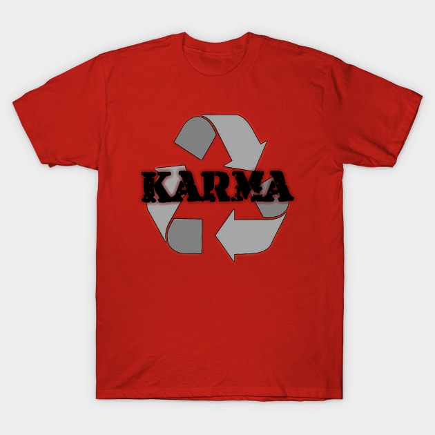 karma T-Shirt by paulcutler